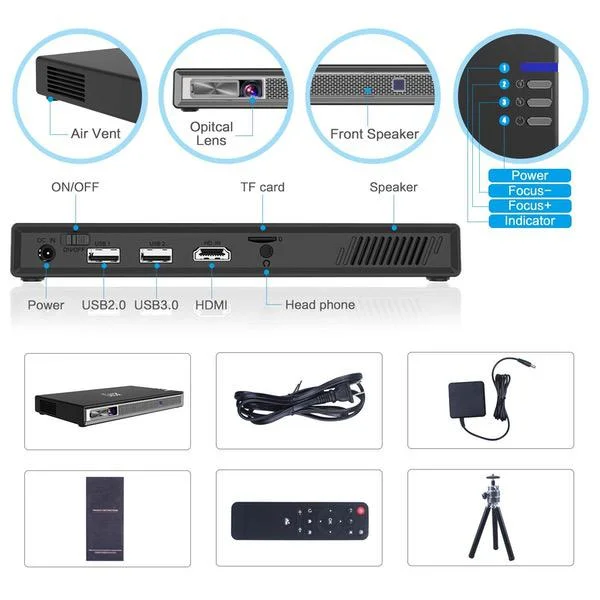 プロジェクター Cocar HD MULTIMEDIA PROJECTOR T5 Catalog :: Television & Video :: Projectors :: Cocar Mini