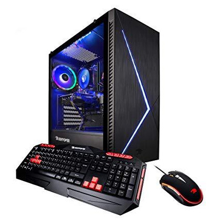 iBUYPOWER Elite Gaming PC Computer Desktop Slate2 070i Intel i7 8700 3.2GHz NVIDIA GeForce GTX 1060 3GB 16GB DDR4 2666 RAM 1TB HDD 240GB SSD WiFi Included Win 10 Home VR Ready Black